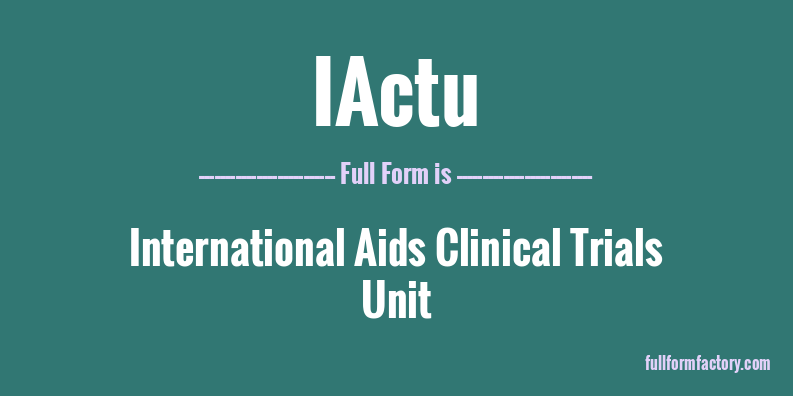 iactu-full-form