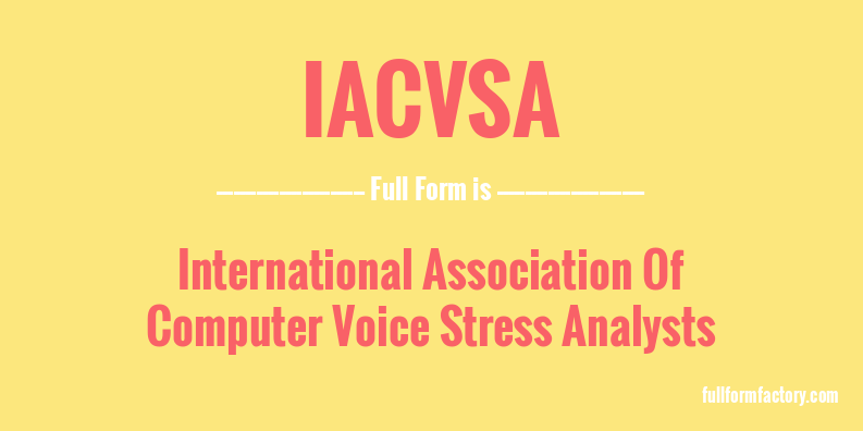 iacvsa-full-form