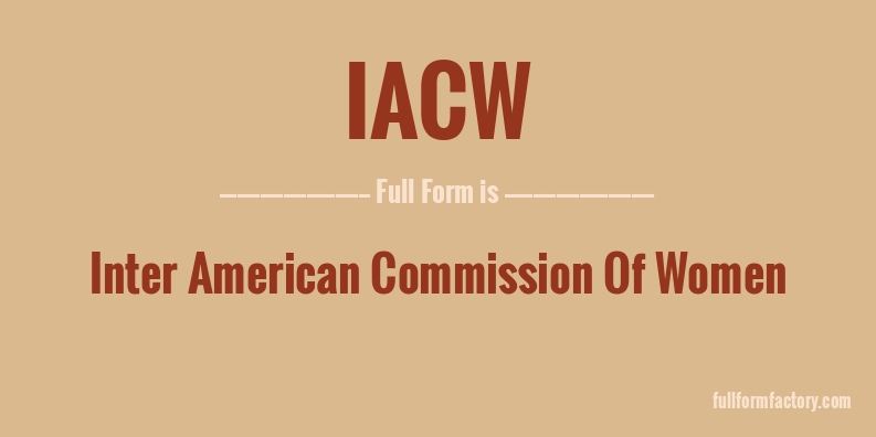 iacw-full-form