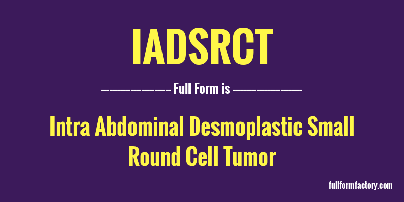 iadsrct-full-form