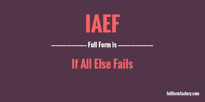 iaef-full-form