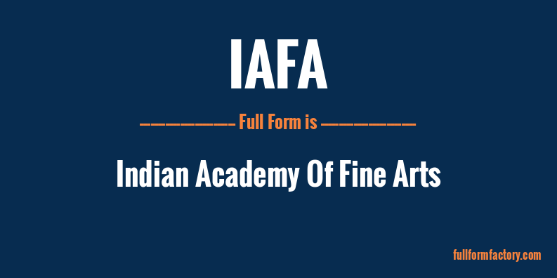 iafa-full-form