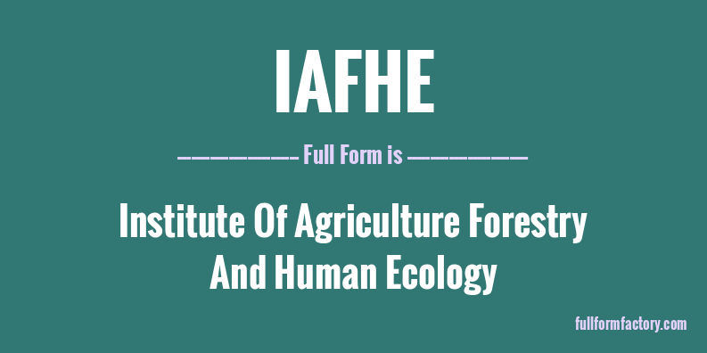 iafhe-full-form