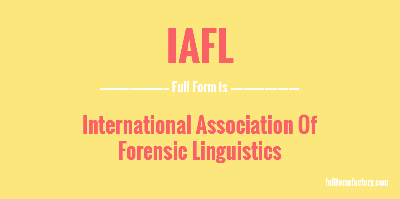 iafl-full-form