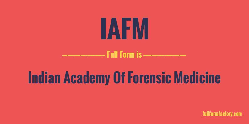 iafm-full-form