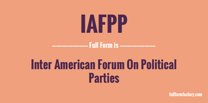 iafpp-full-form