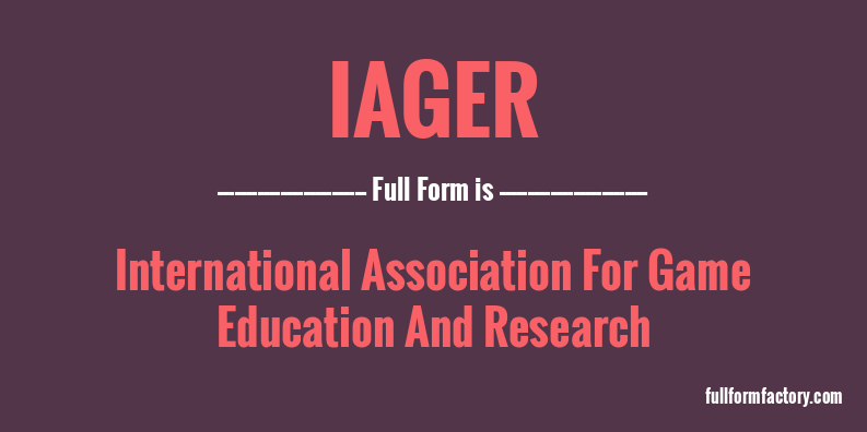 iager-full-form