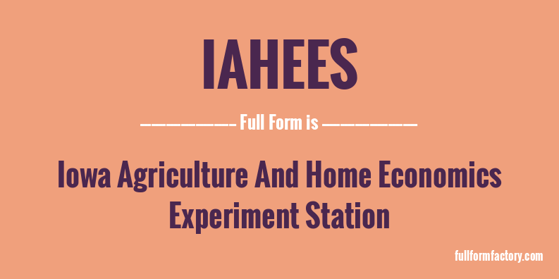 iahees-full-form