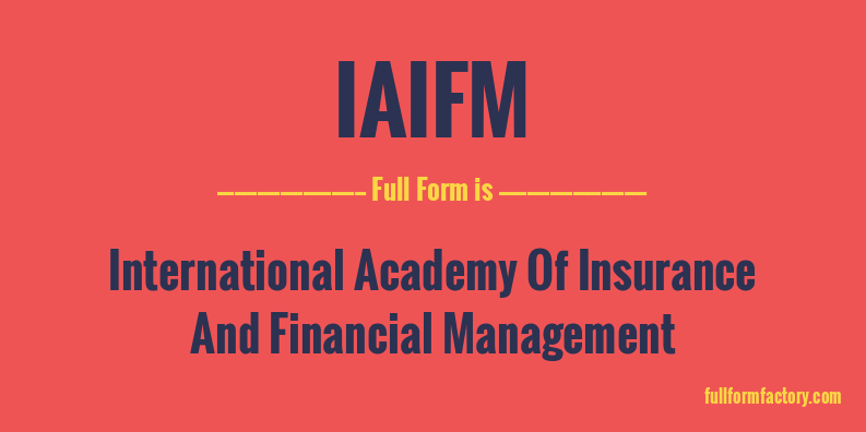 iaifm-full-form