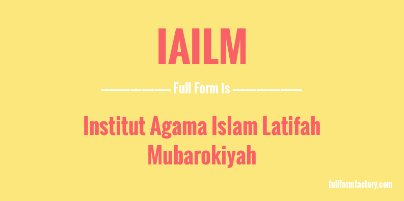 iailm-full-form