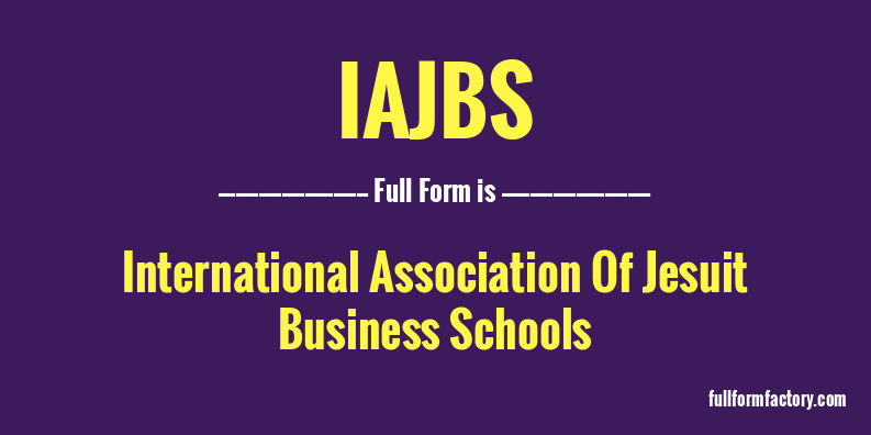 iajbs-full-form