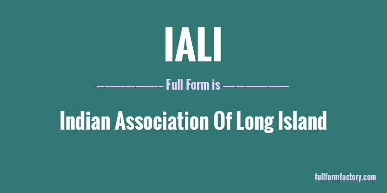 iali-full-form