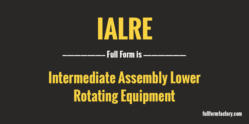 ialre-full-form