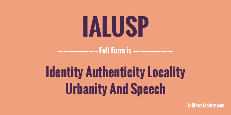 ialusp-full-form