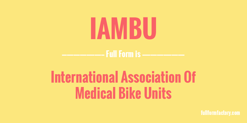 iambu-full-form