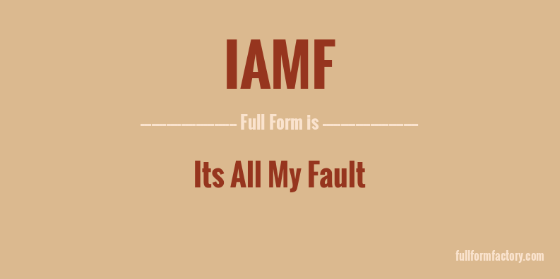 iamf-full-form