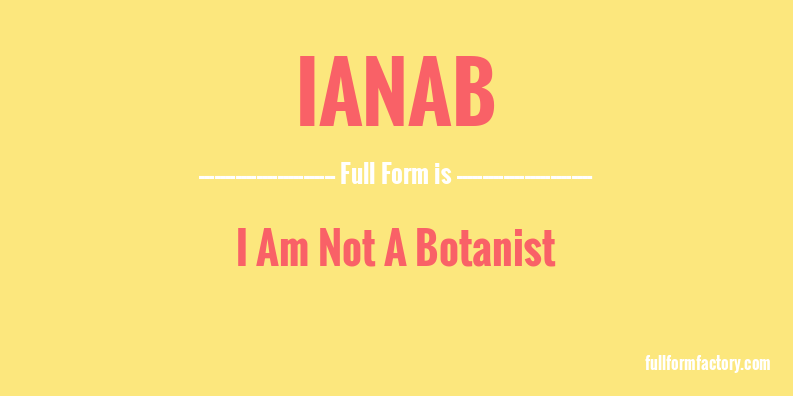 ianab-full-form