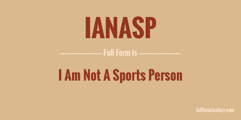 ianasp-full-form