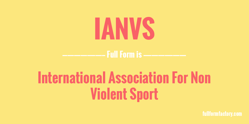 ianvs-full-form