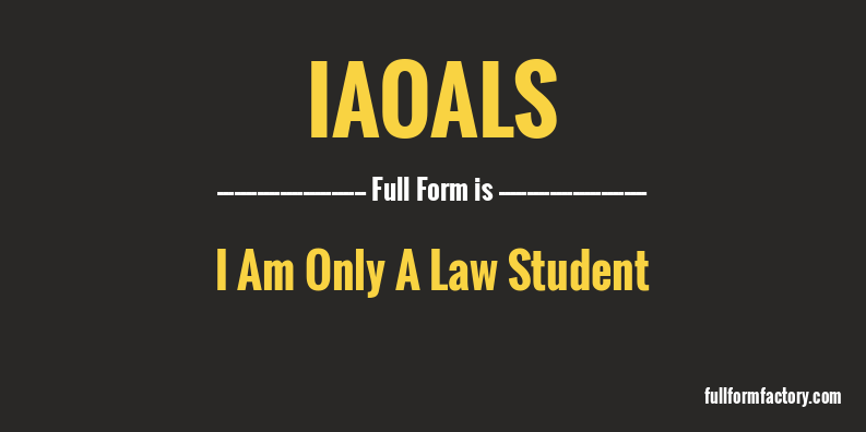 iaoals-full-form