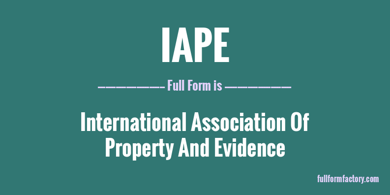 iape-full-form