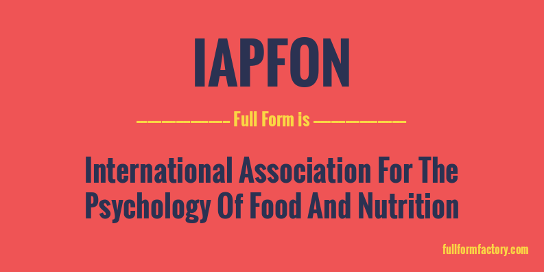 iapfon-full-form