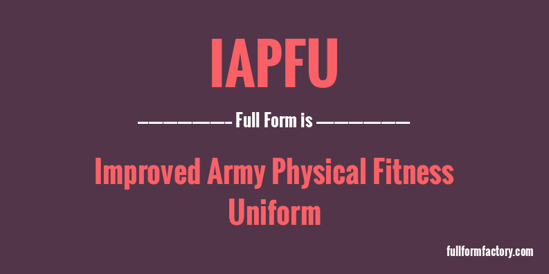 iapfu-full-form
