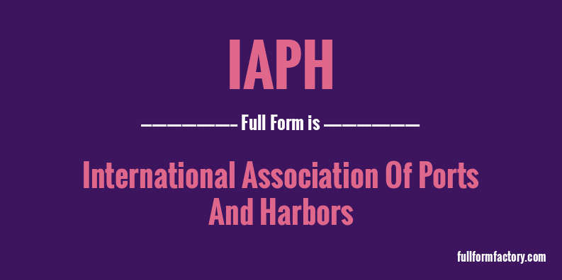 iaph-full-form