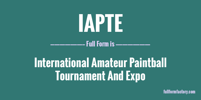 iapte-full-form