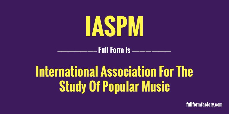 iaspm-full-form
