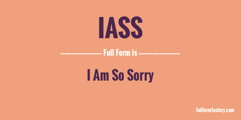 iass-full-form