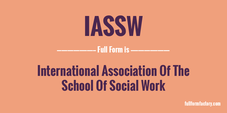 iassw-full-form