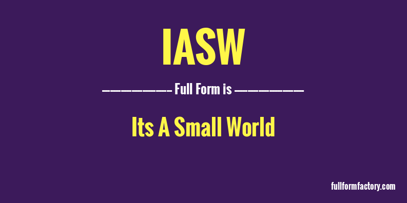iasw-full-form