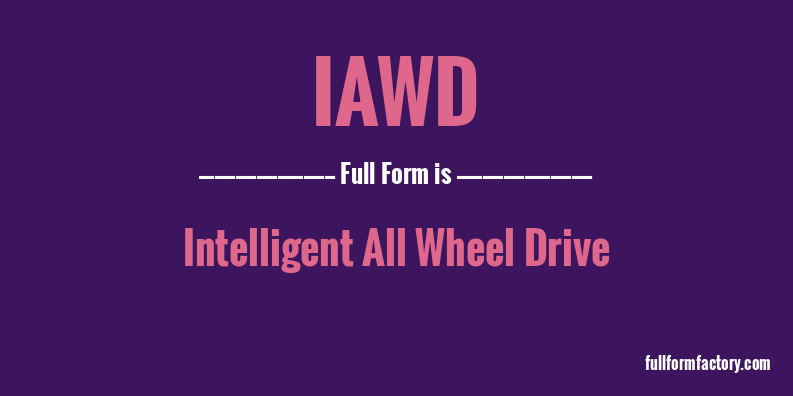 iawd-full-form