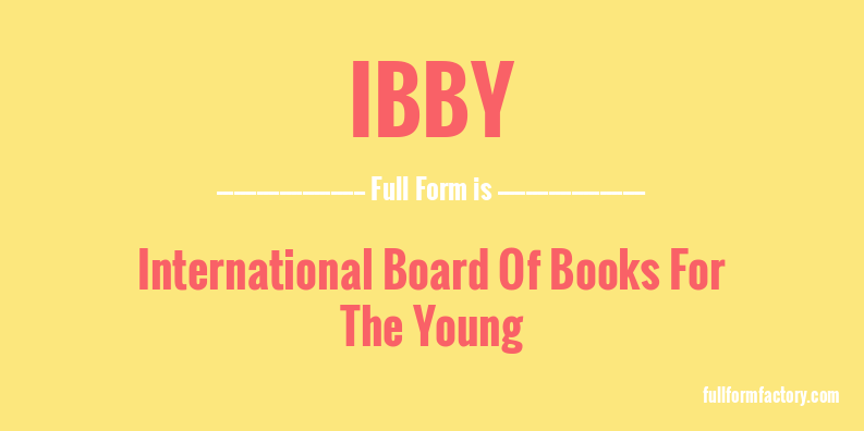 ibby-full-form