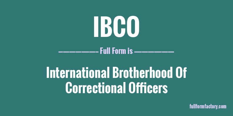 ibco-full-form