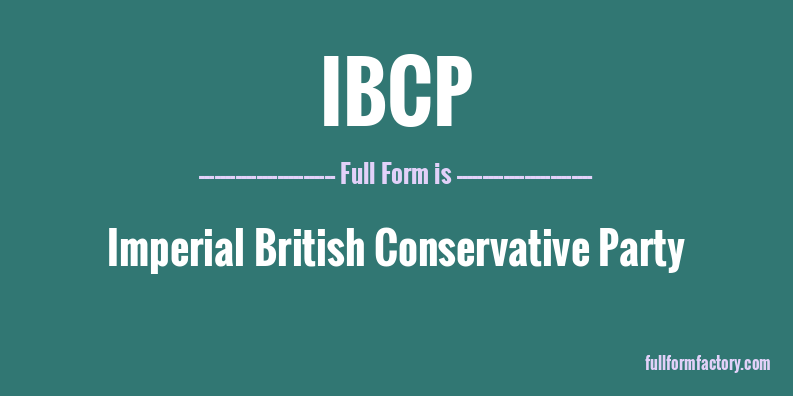 ibcp-full-form