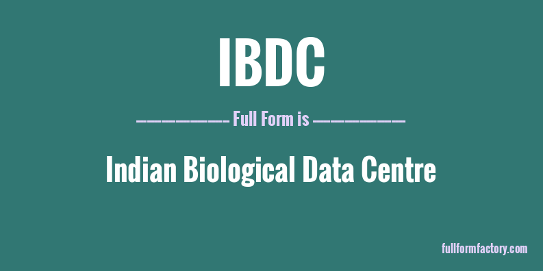 ibdc-full-form