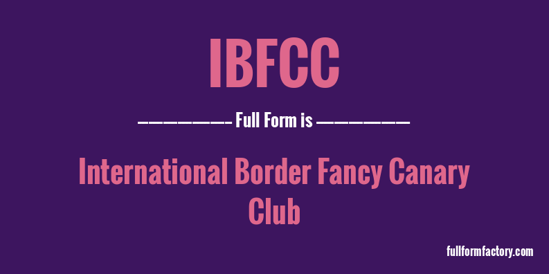 ibfcc-full-form