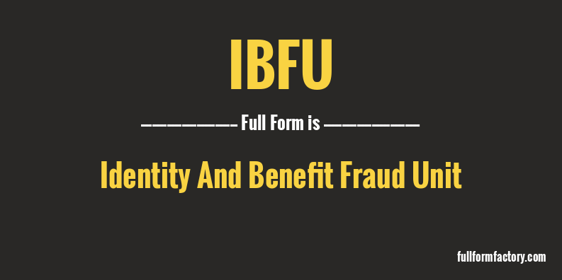 ibfu-full-form