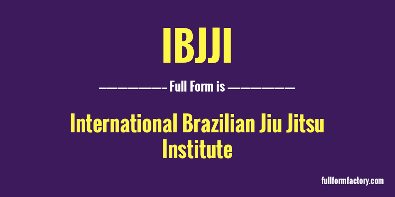 ibjji-full-form