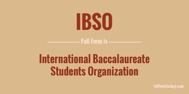 ibso-full-form