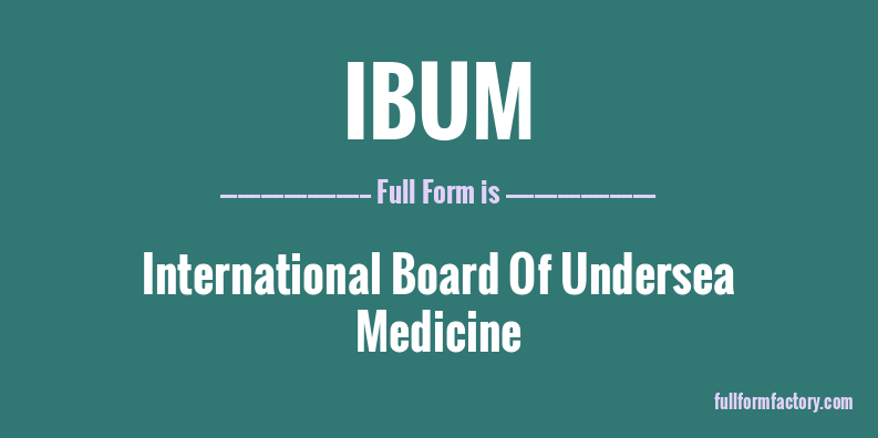 ibum-full-form