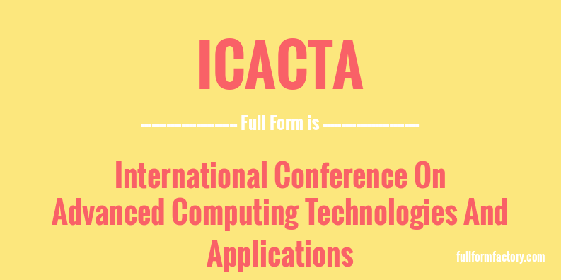 icacta-full-form