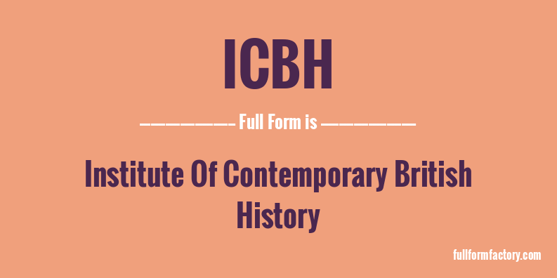 icbh-full-form