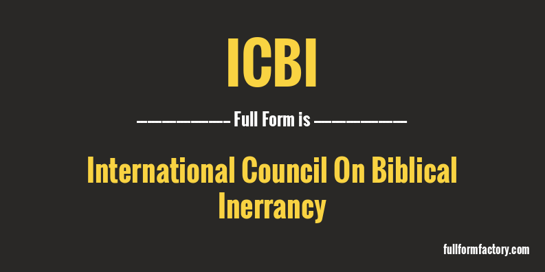 icbi-full-form