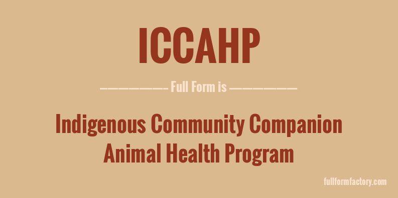 iccahp-full-form