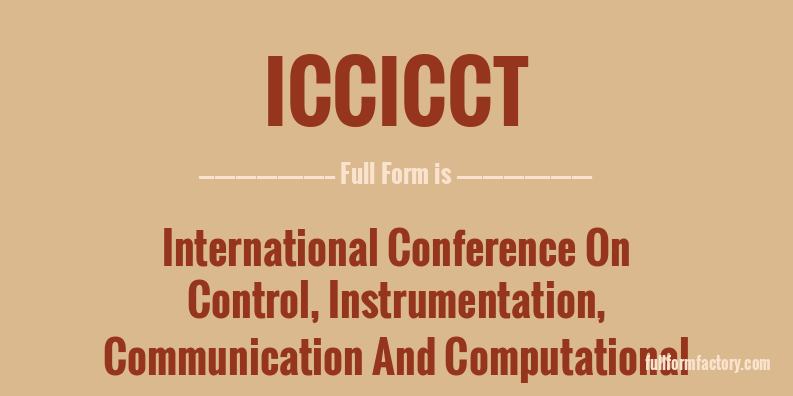 iccicct-full-form