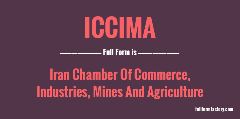 iccima-full-form