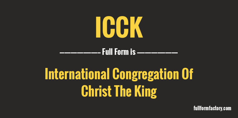 icck-full-form